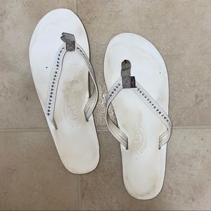 Swarovski Rainbow Flip Flops